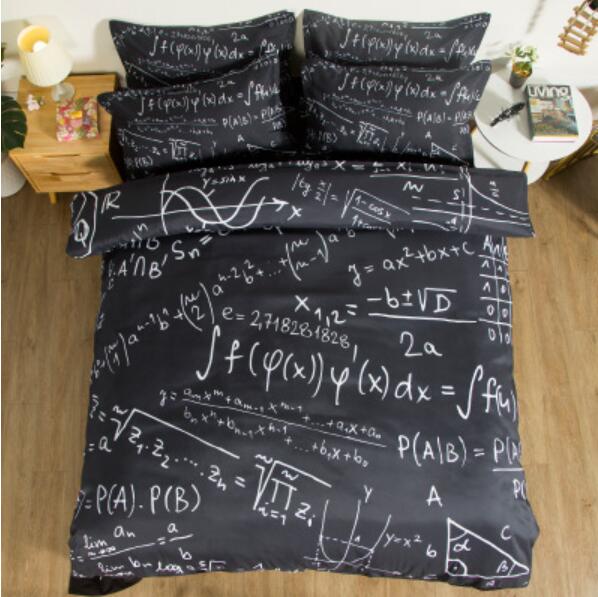 3D Mathematical Formula 5176 Bed Pillowcases Quilt
