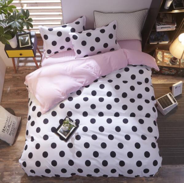 3D Black Wave Point 4022 Bed Pillowcases Quilt