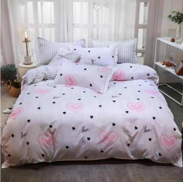 3D Pink Bottom Love 5198 Bed Pillowcases Quilt