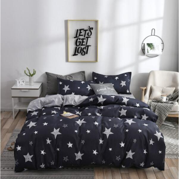 3D Big And Small Stars 4008 Bed Pillowcases Quilt