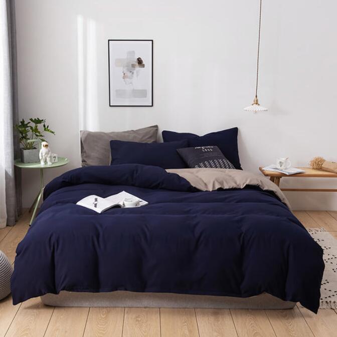 3D Navy 2080 Bed Pillowcases Quilt