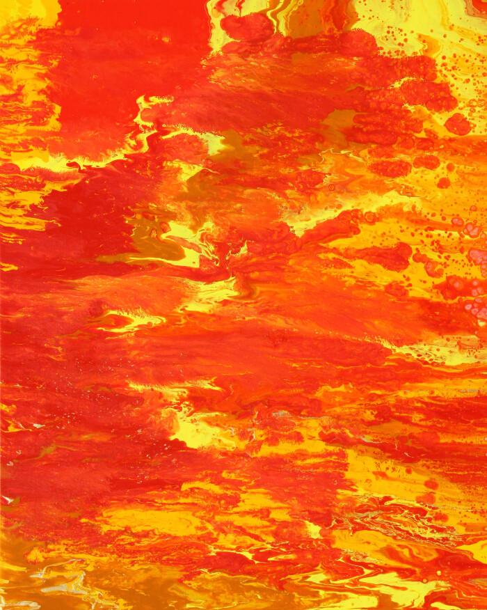 Bright Orange Wallpaper AJ Wallpaper 2