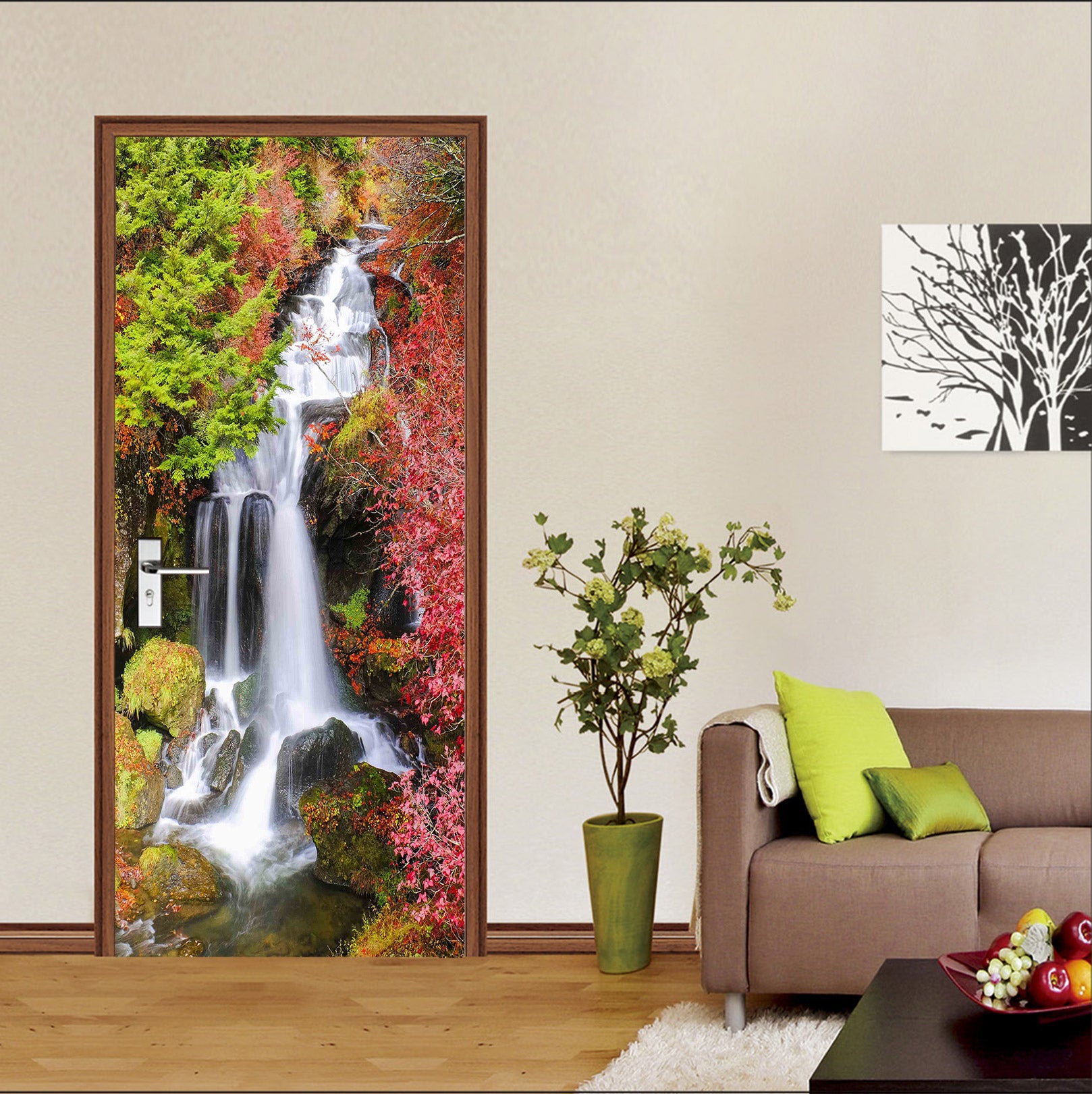 3D Waterfall 24131 Door Mural