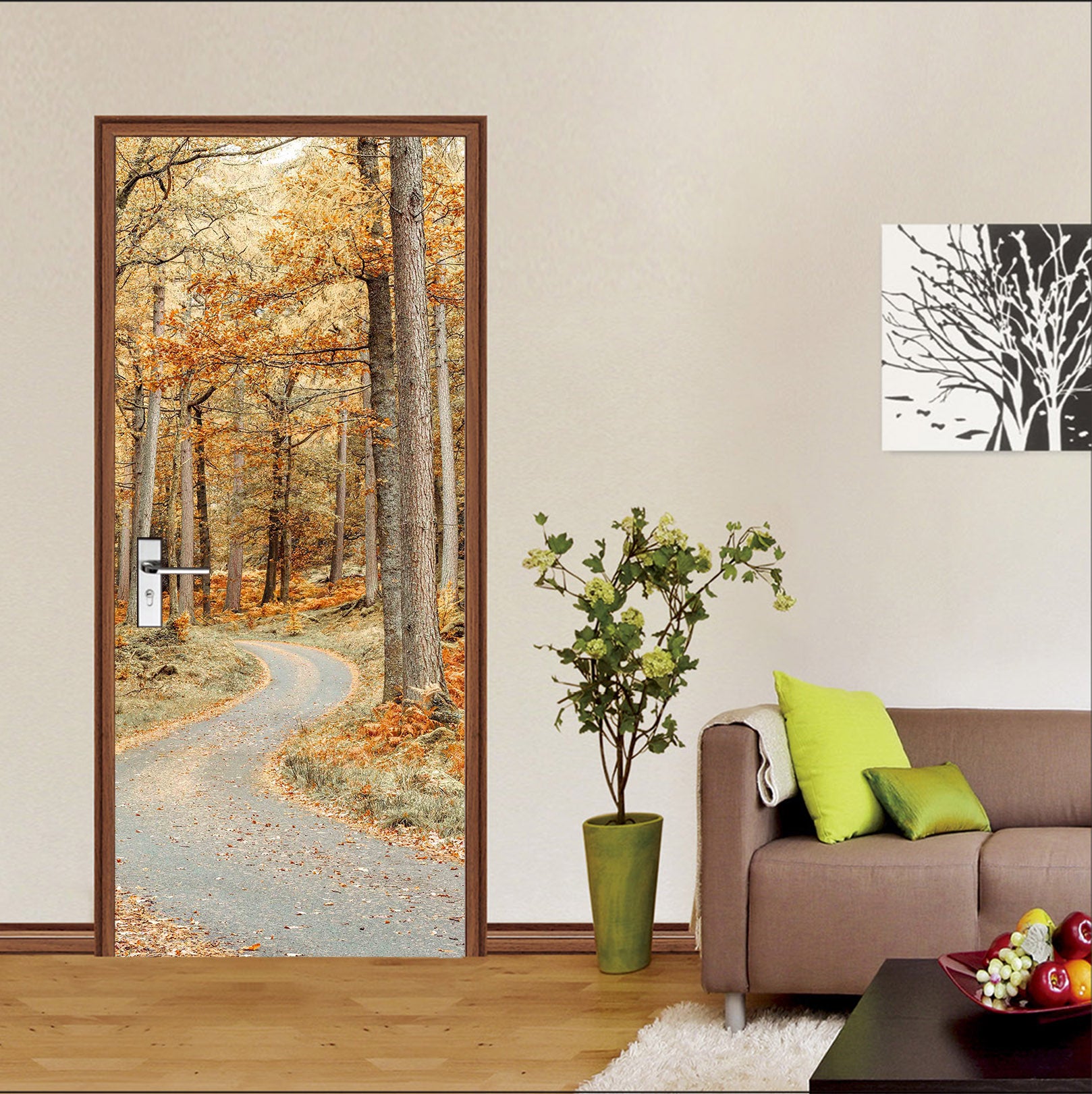 3D Path Woods 10207 Assaf Frank Door Mural