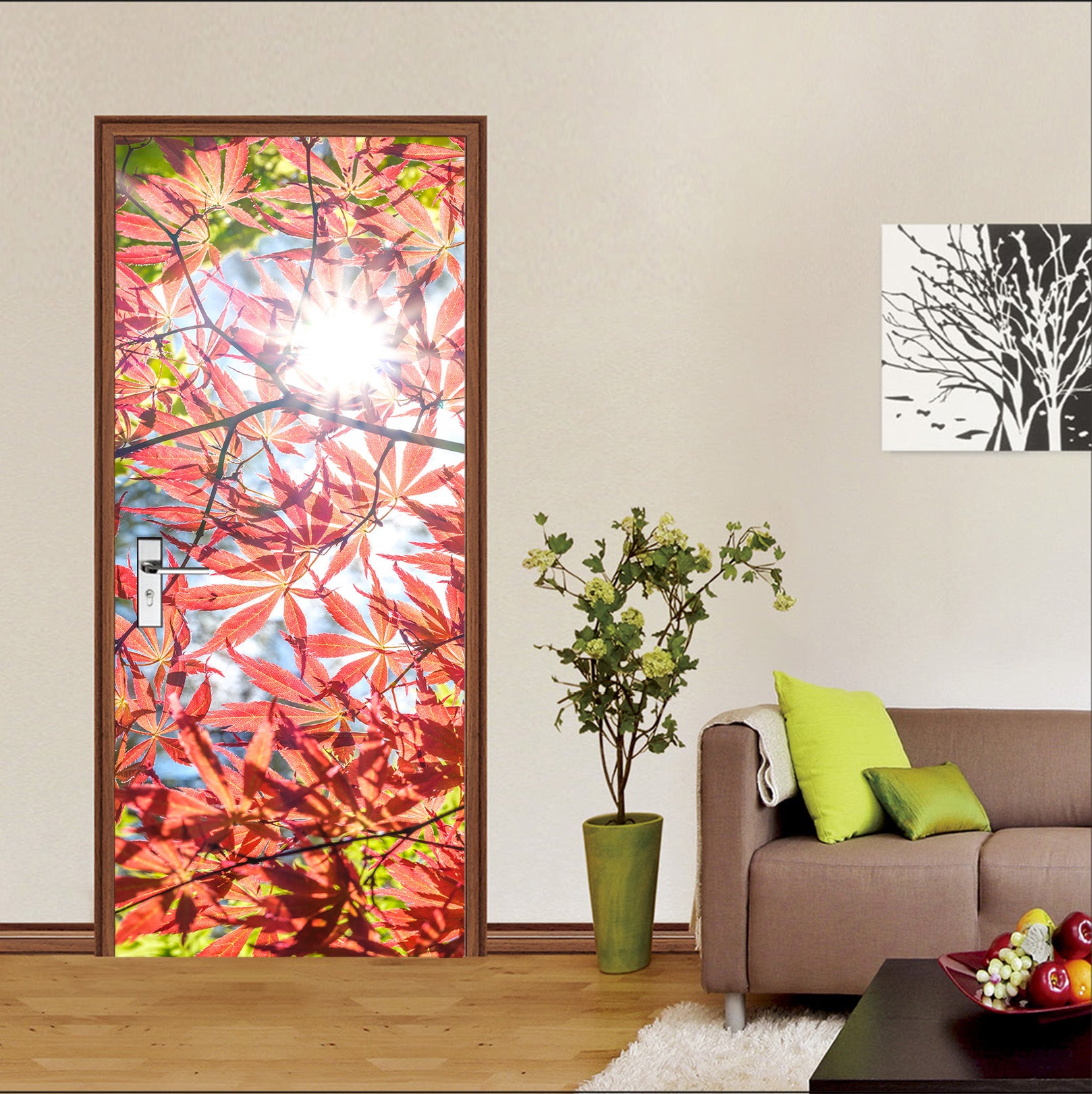 3D Sunshine Maple 5168 Assaf Frank Door Mural