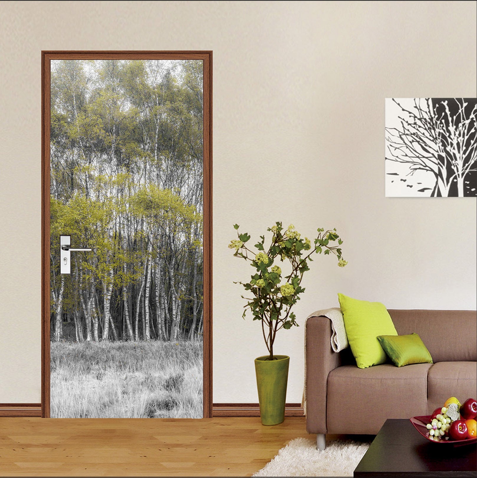 3D Forest 101217 Assaf Frank Door Mural