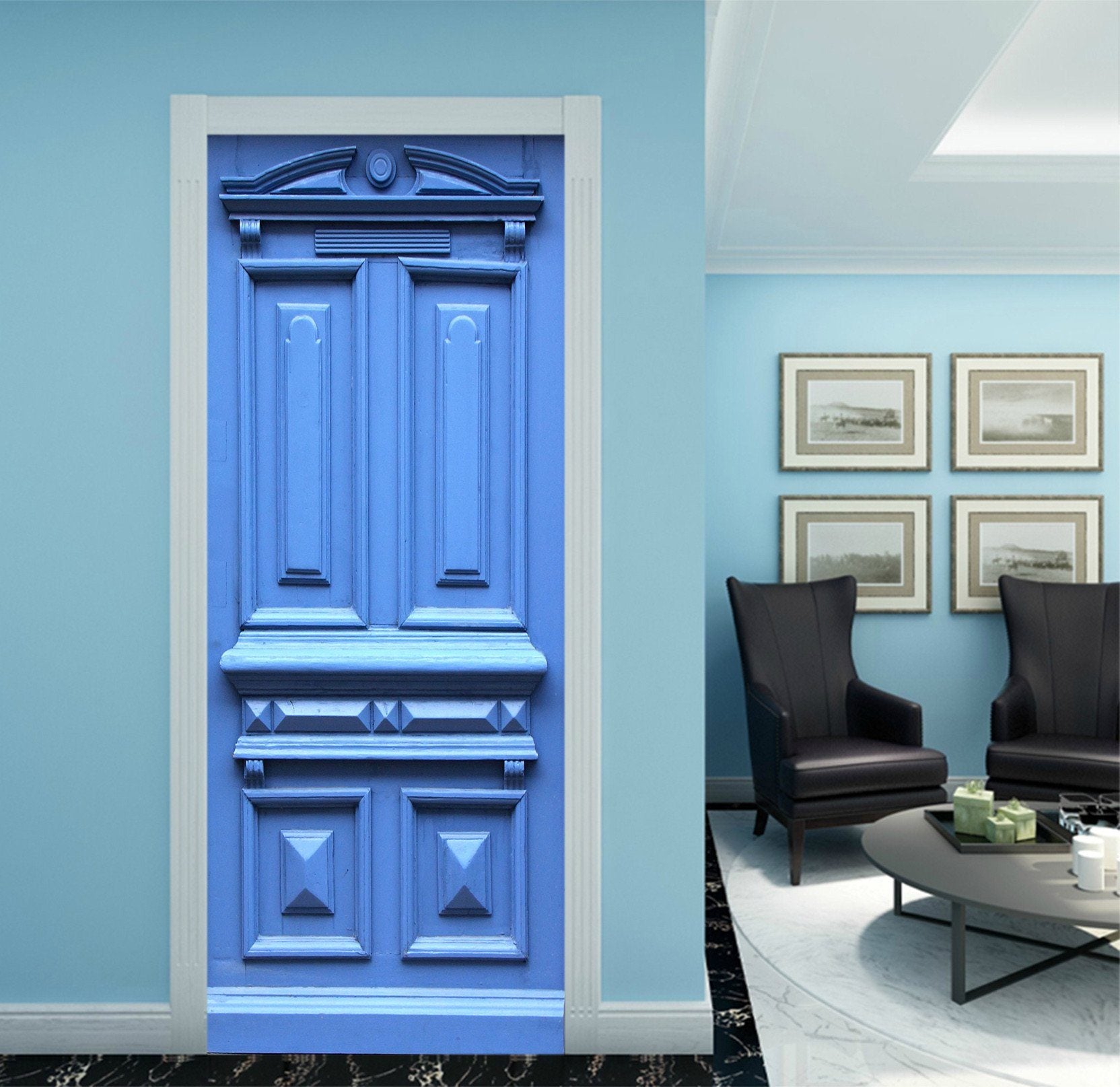 3D Engraving Graphics Door Mural Wallpaper AJ Wallpaper
