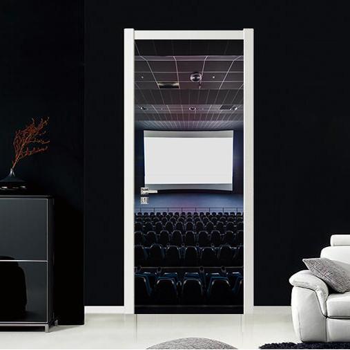 3D Cinema door mural Wallpaper AJ Wallpaper