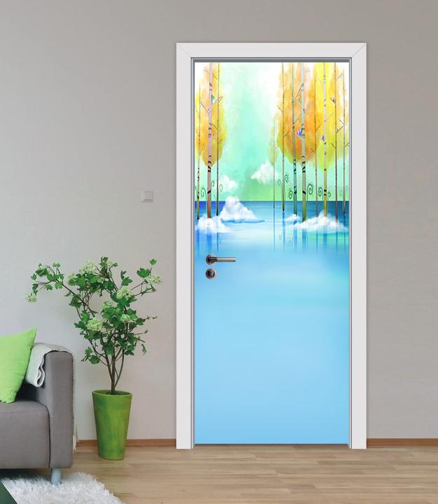 3D classical architecture door mural Wallpaper AJ Wallpaper