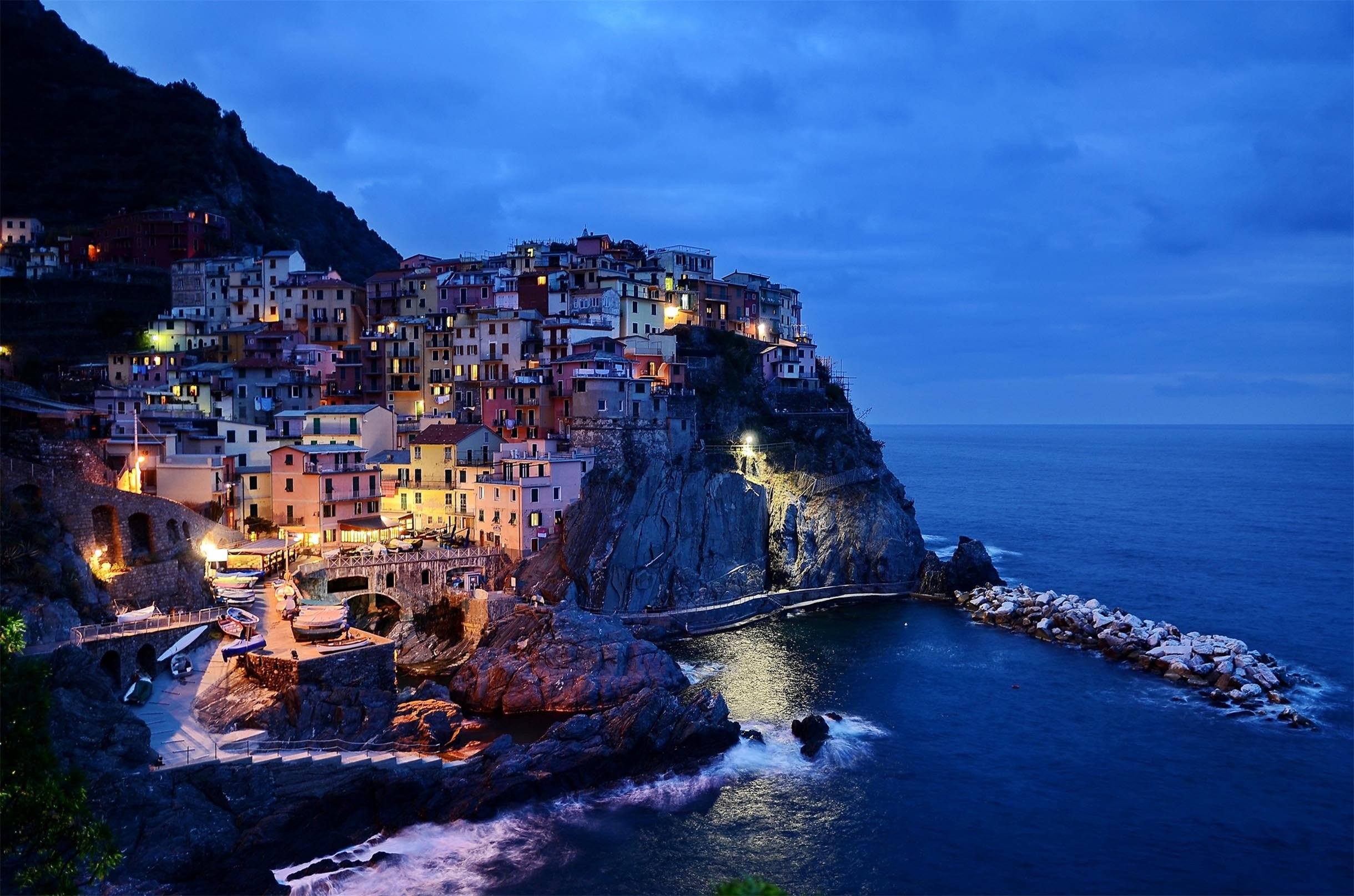 3D Cinque Terre Italy 589 Kitchen Mat Floor Mural Wallpaper AJ Wallpaper