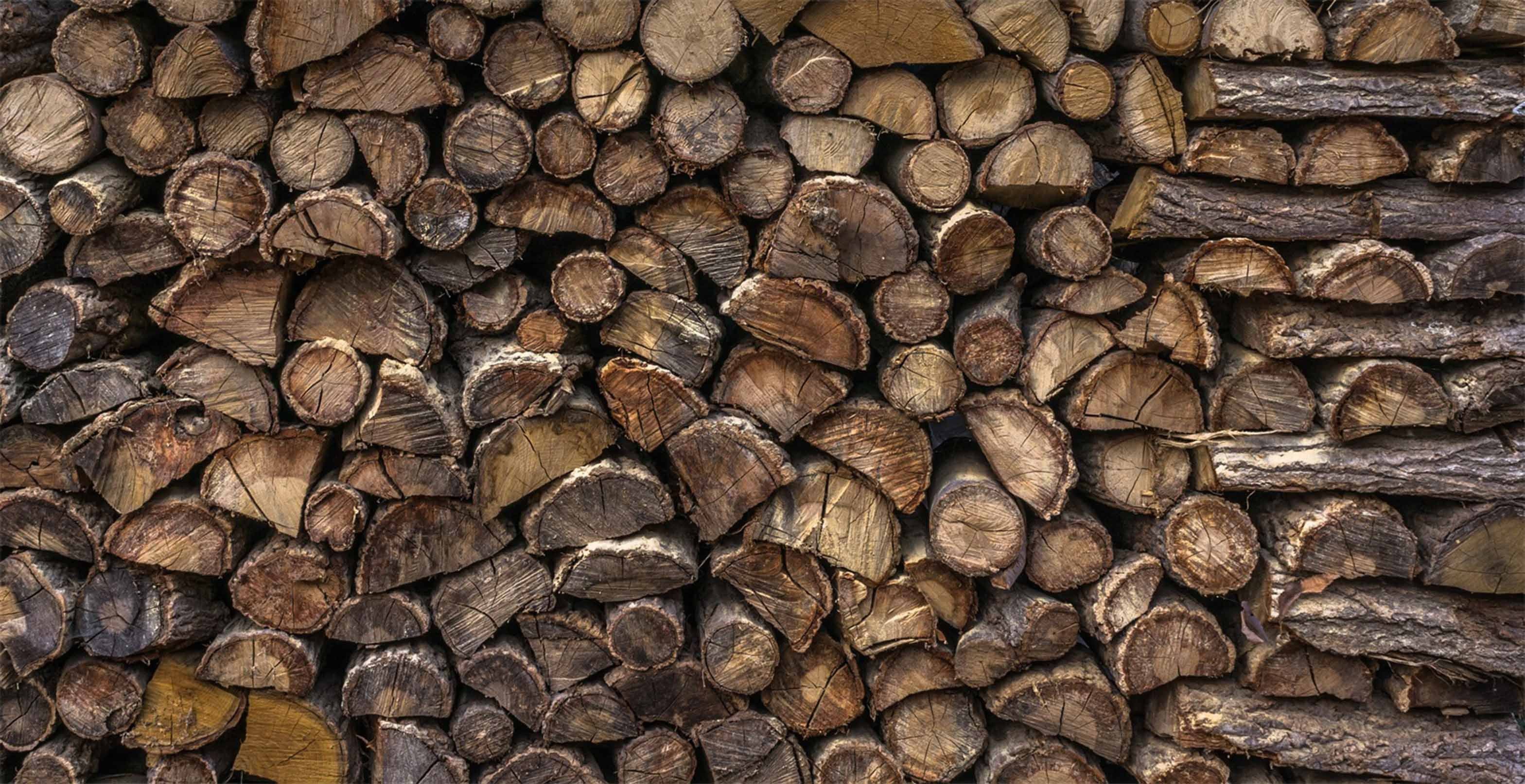 3D Stacked Firewood 564 Kitchen Mat Floor Mural Wallpaper AJ Wallpaper
