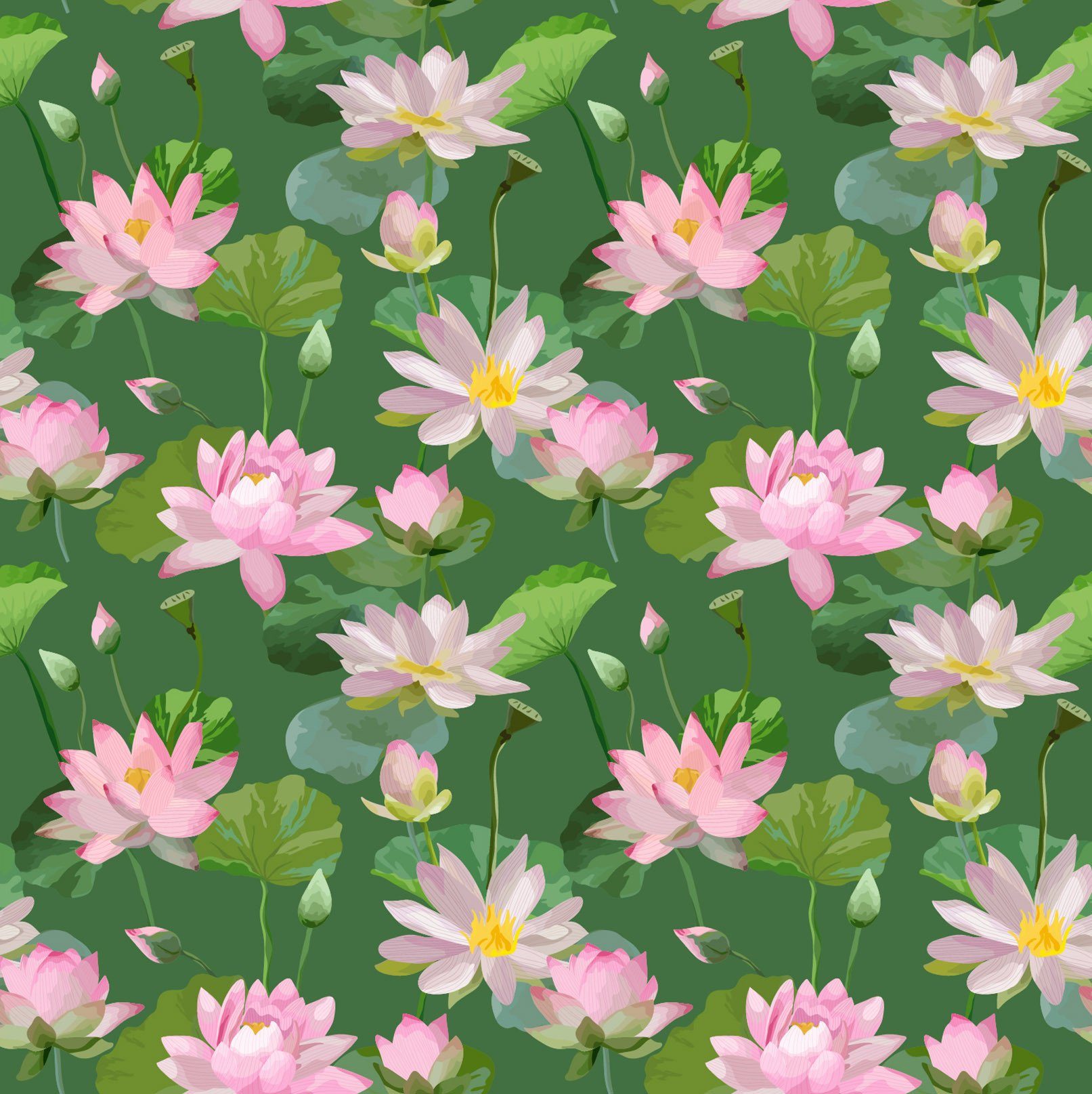 3D Lotus Flowers 538 Kitchen Mat Floor Mural Wallpaper AJ Wallpaper