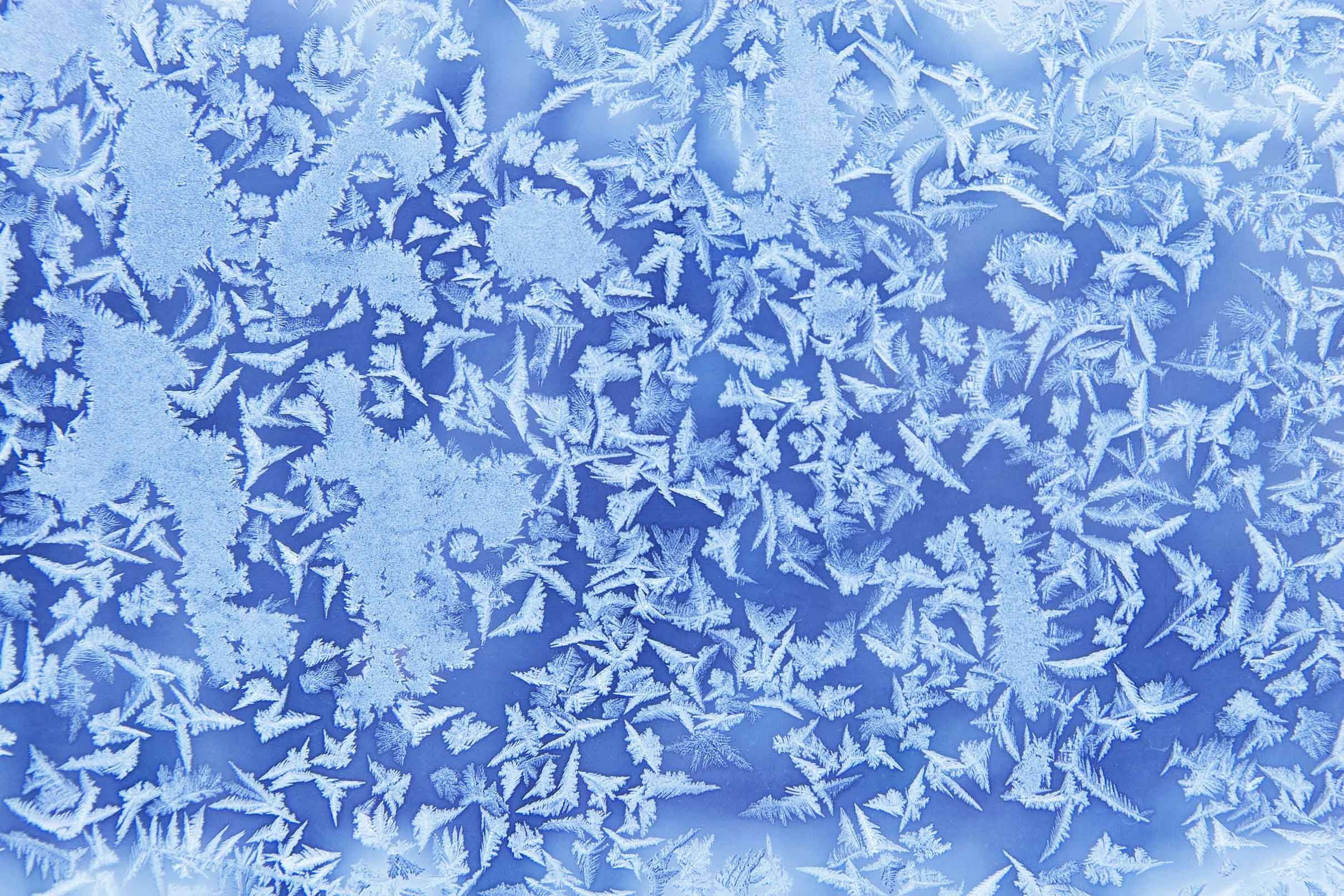 3D Frozen Snowflakes Kitchen Mat Floor Mural Wallpaper AJ Wallpaper