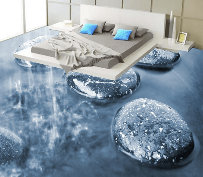 3D Smooth 067 Floor Mural Wallpaper AJ Wallpaper 2