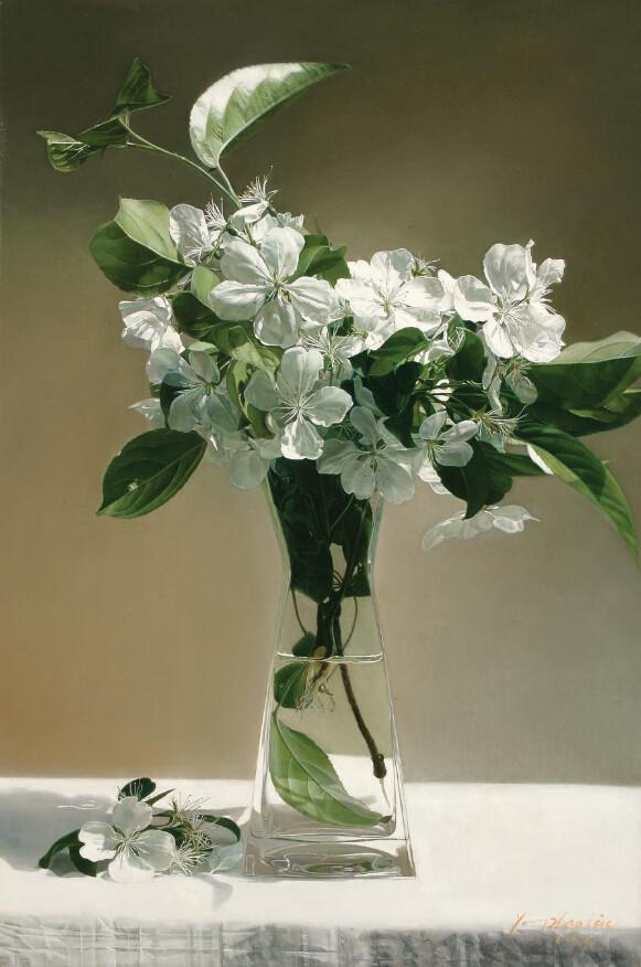 Fresh White Flowers Wallpaper AJ Wallpaper 2