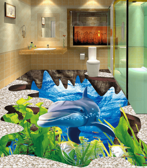 3D Seaweed 186 Floor Mural Wallpaper AJ Wallpaper 2