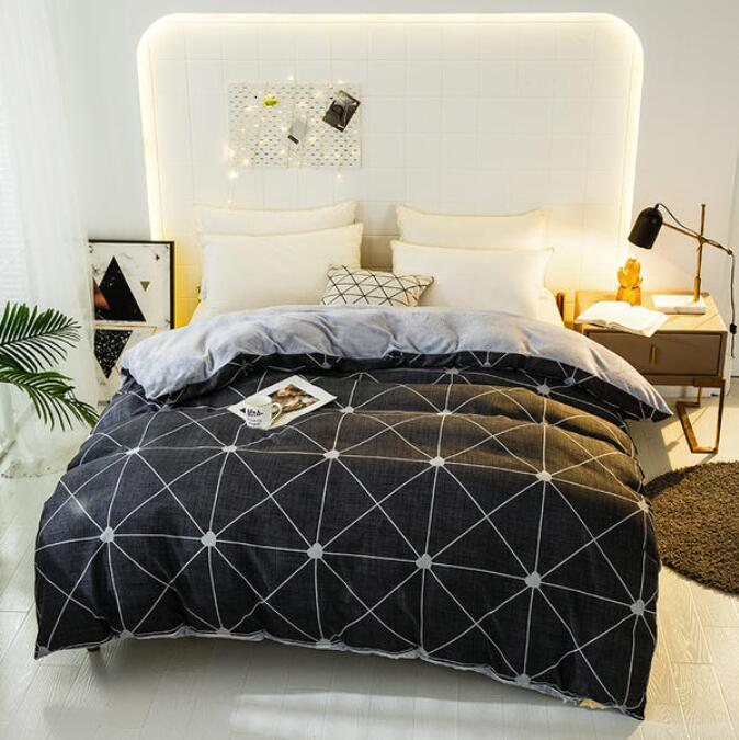 3D Black 3054 Bed Pillowcases Quilt