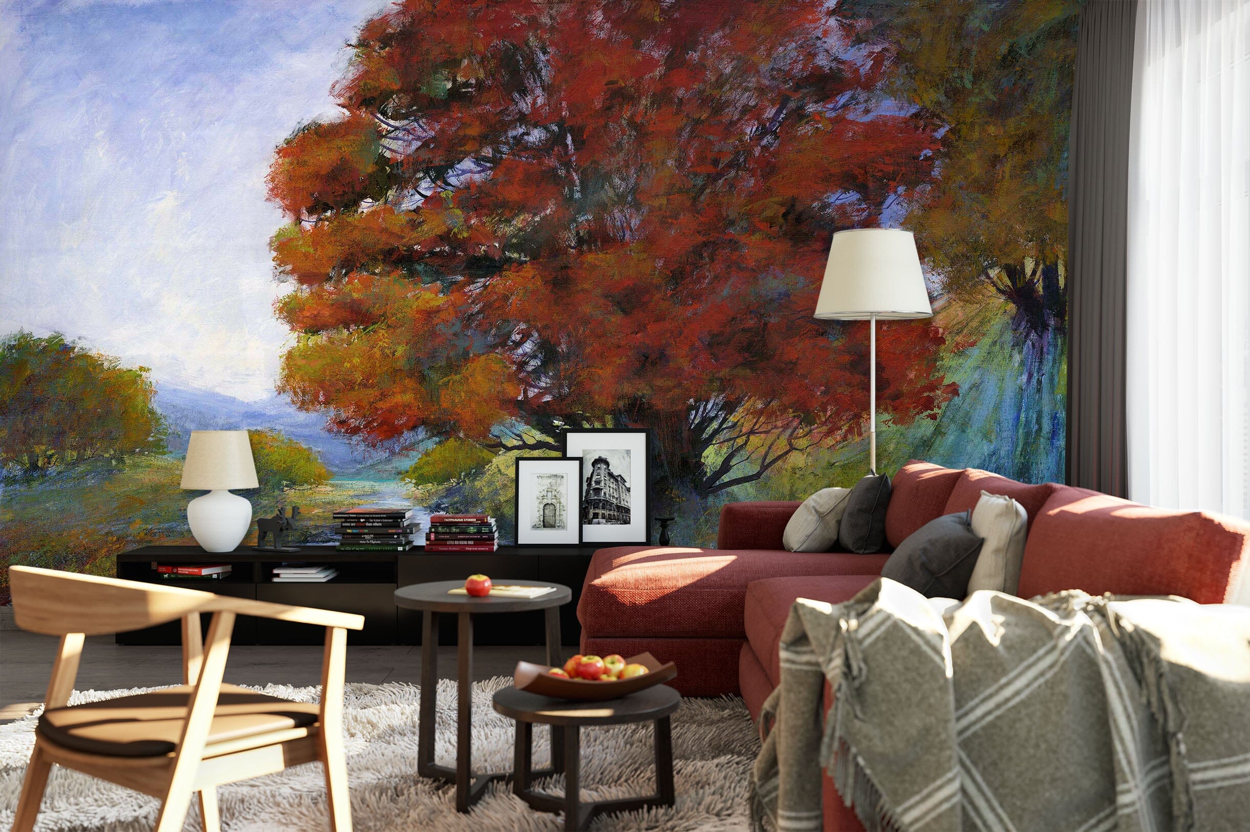 3D Forest River 1511 Michael Tienhaara Wall Mural Wall Murals Wallpaper AJ Wallpaper 2