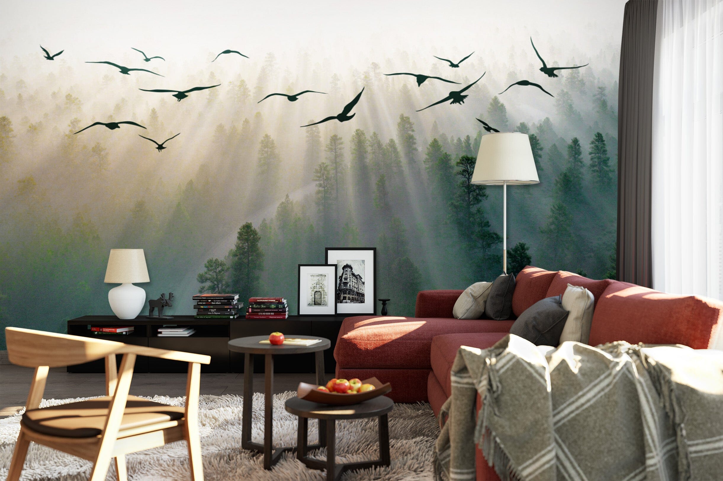 3D Forest Bird 1435 Wall Murals Wallpaper AJ Wallpaper 2