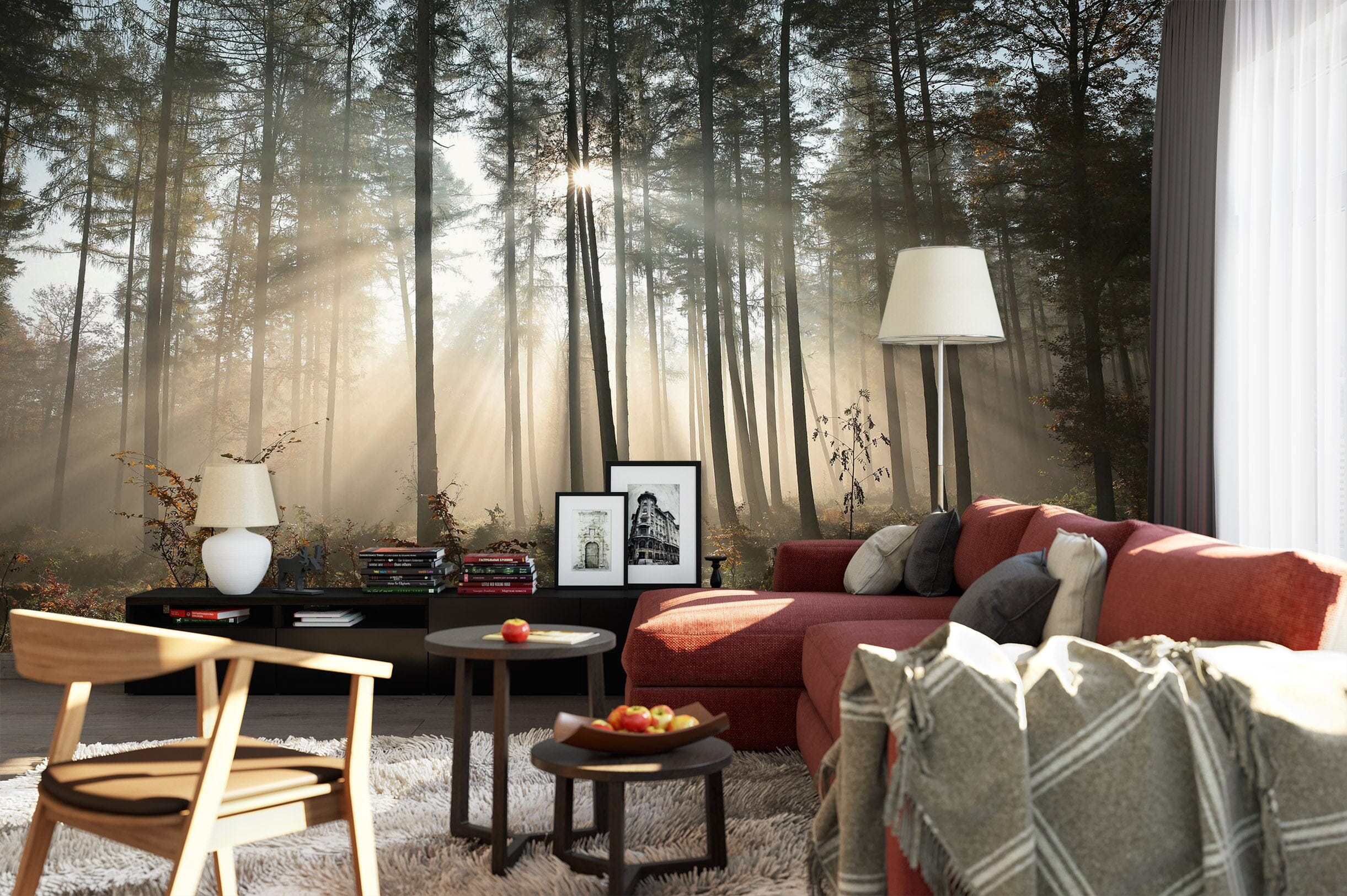3D Woods Sunlight 1458 Wall Murals Wallpaper AJ Wallpaper 2