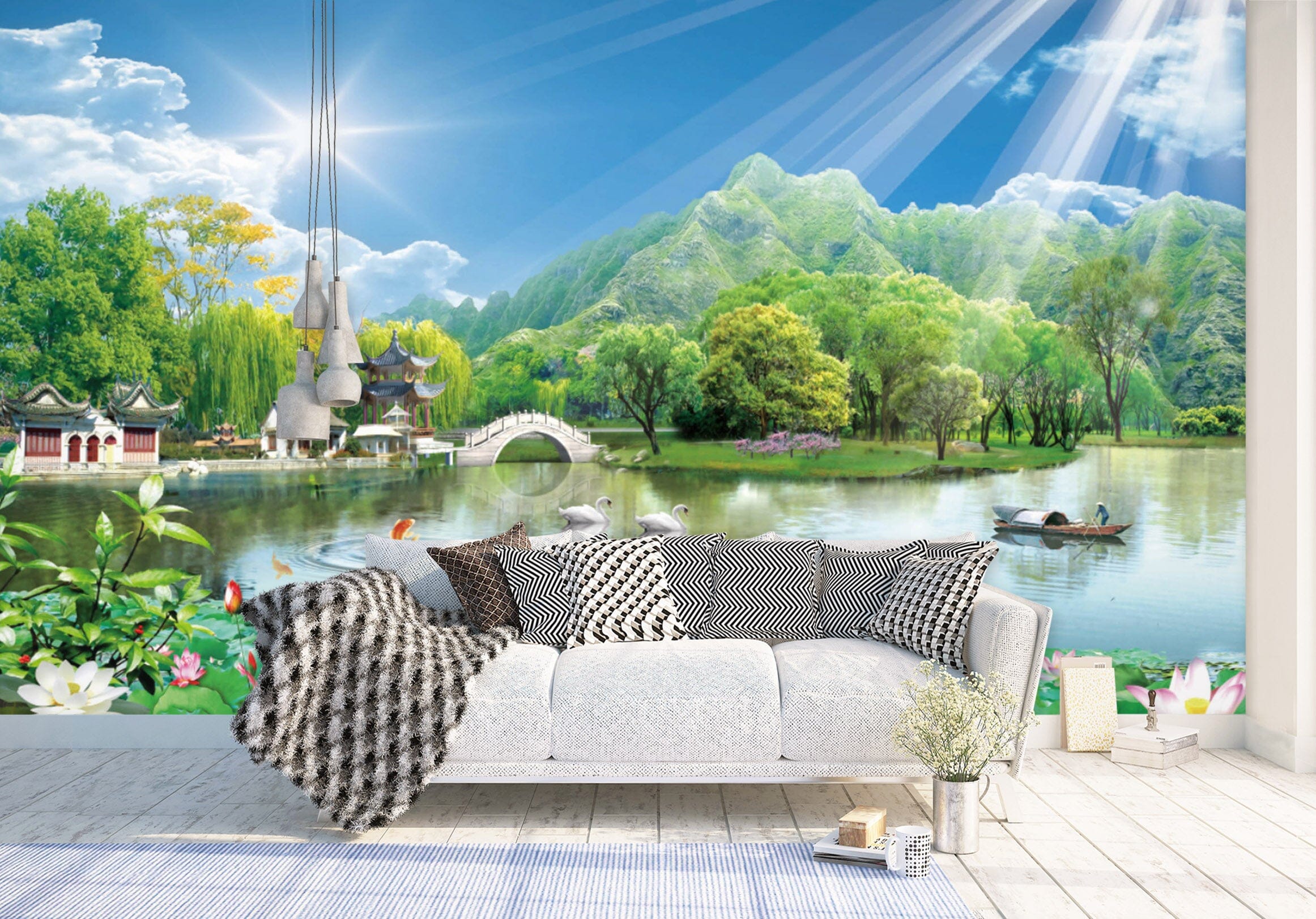 3D Clear Sky 1417 Wall Murals Wallpaper AJ Wallpaper 2