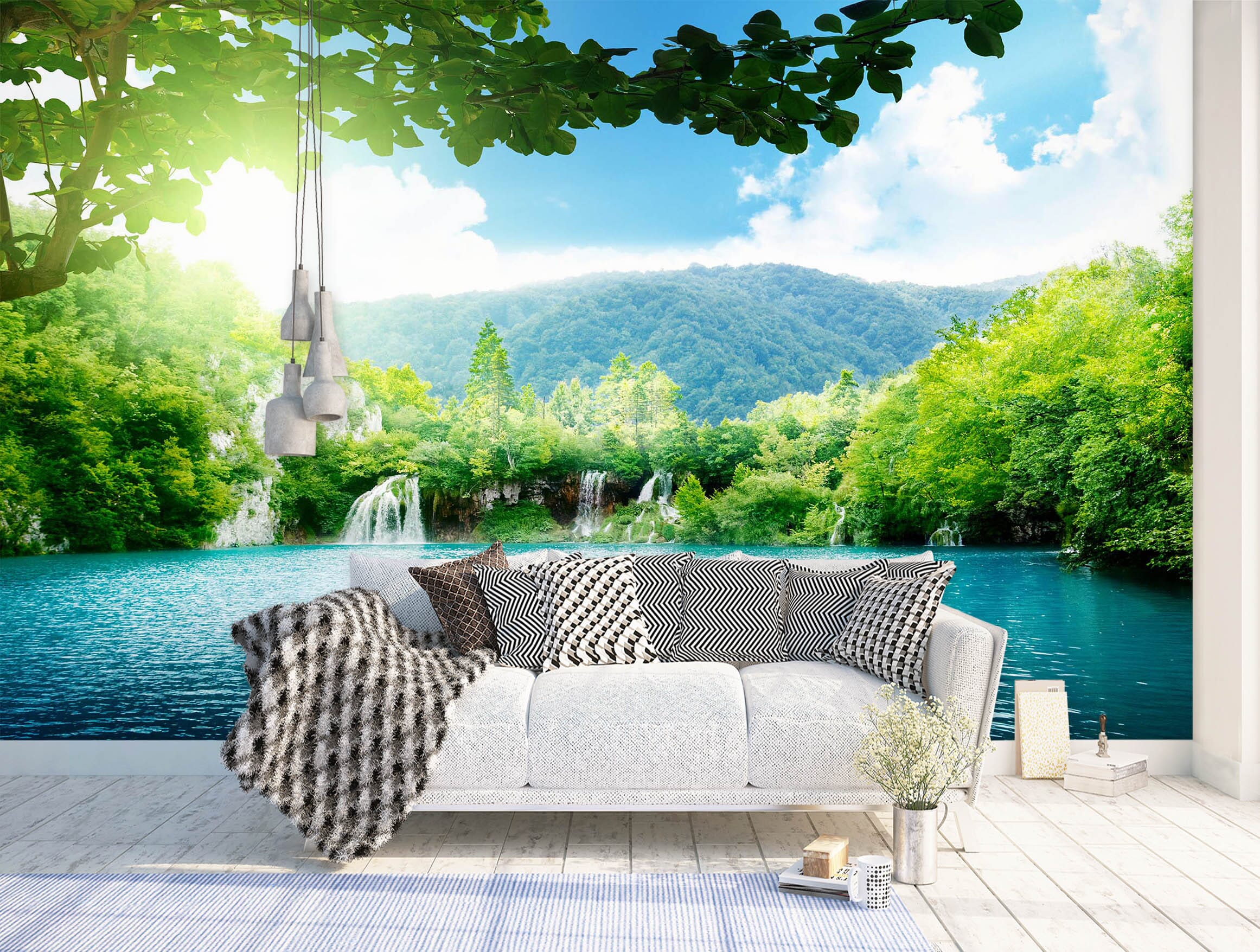 3D Landscape 1443 Wall Murals Wallpaper AJ Wallpaper 2