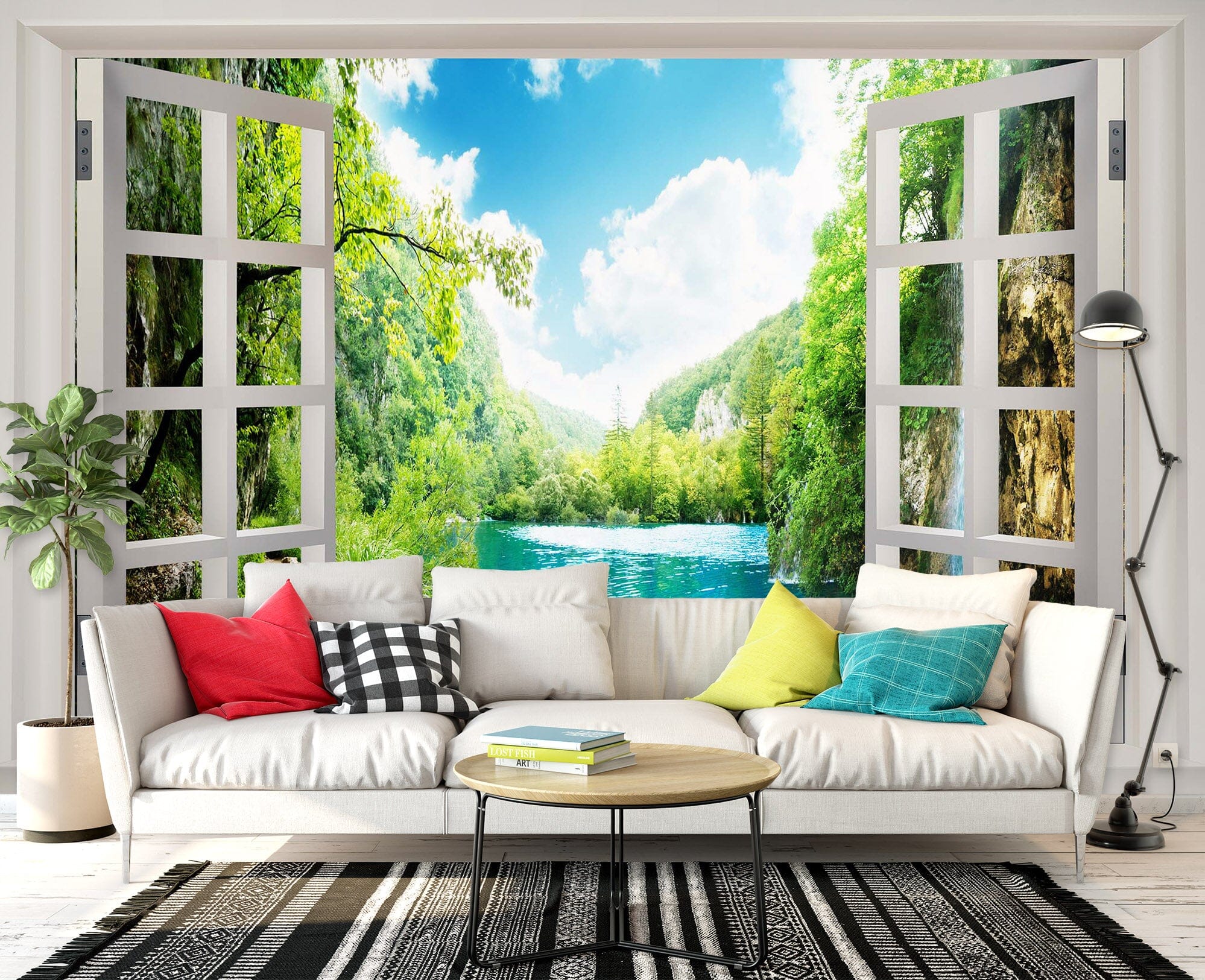 3D Landscape 1480 Wall Murals Wallpaper AJ Wallpaper 2