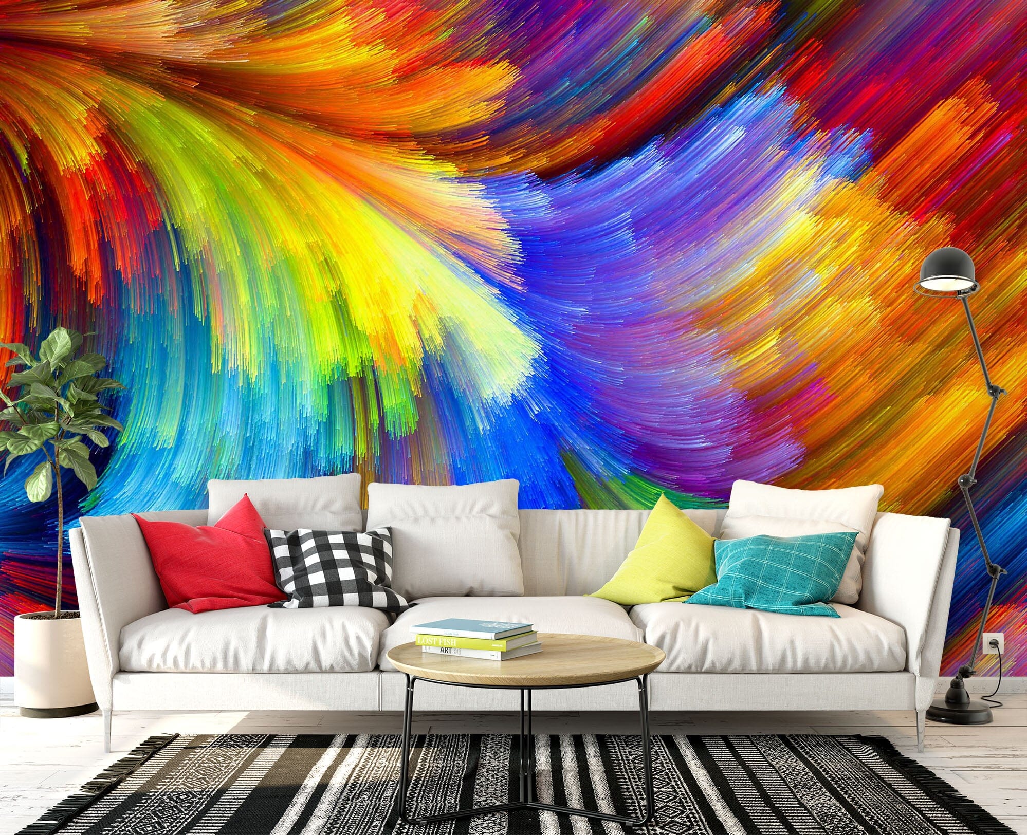 3D Texture Lines 1477 Wall Murals Wallpaper AJ Wallpaper 2