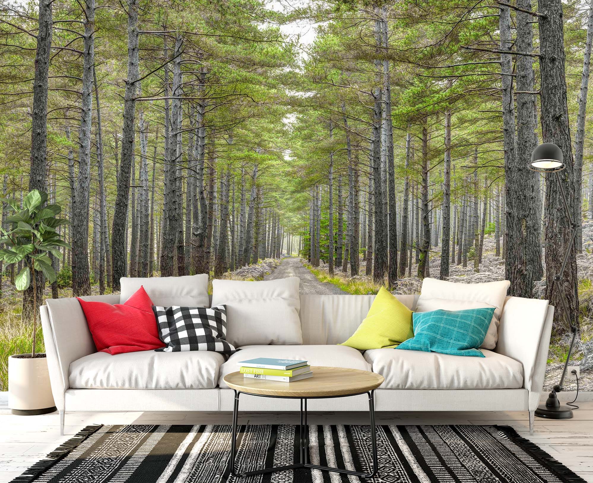 3D Autumn Woods 1432 Assaf Frank Wall Mural Wall Murals Wallpaper AJ Wallpaper 2