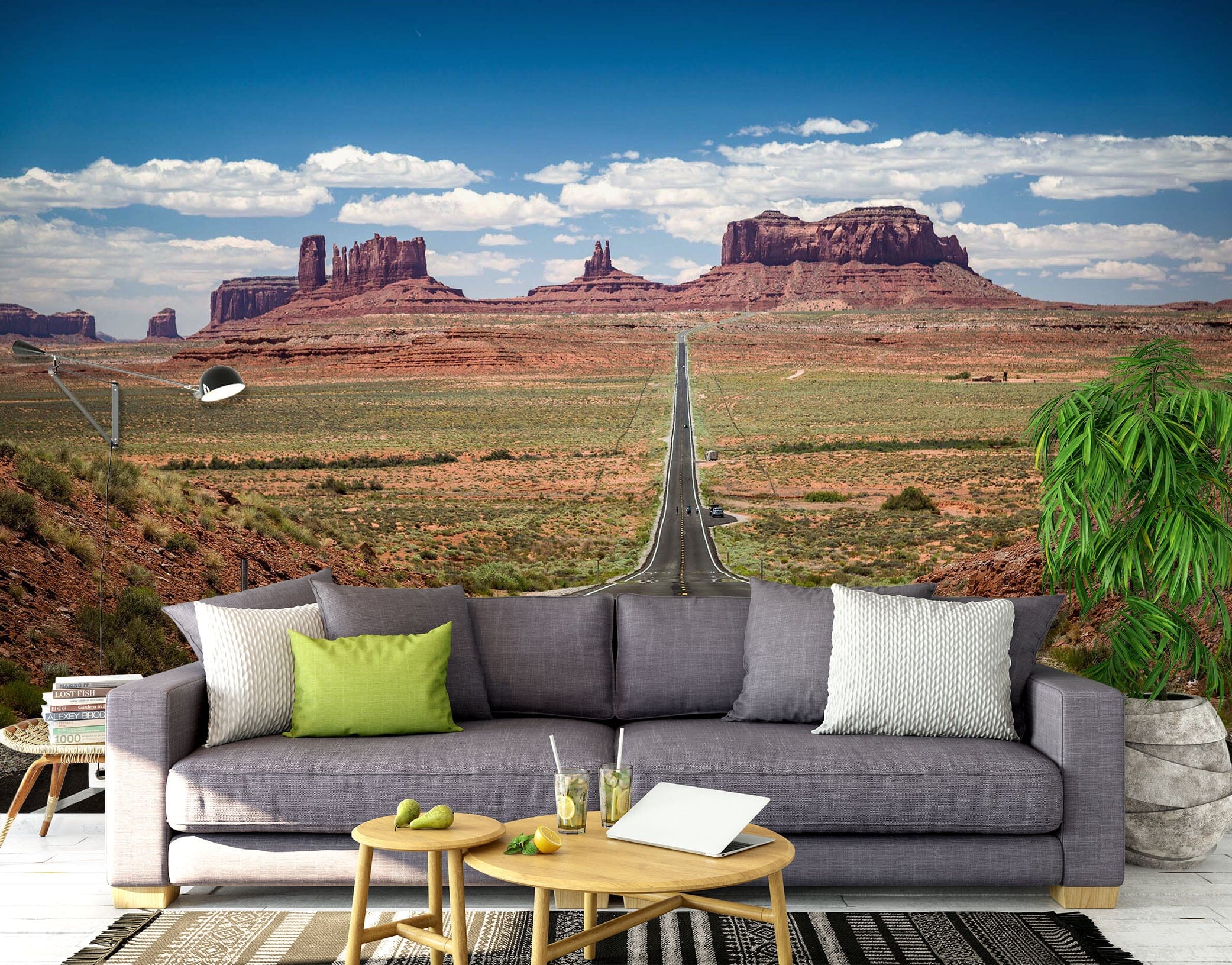 3D Highway Prairie 1469 Wall Murals Wallpaper AJ Wallpaper 2