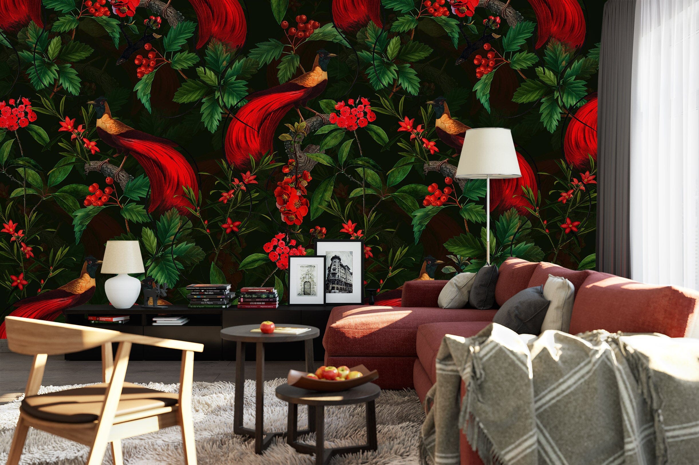 3D Wood Safflower 169 Uta Naumann Wall Mural Wall Murals Wallpaper AJ Wallpaper 2