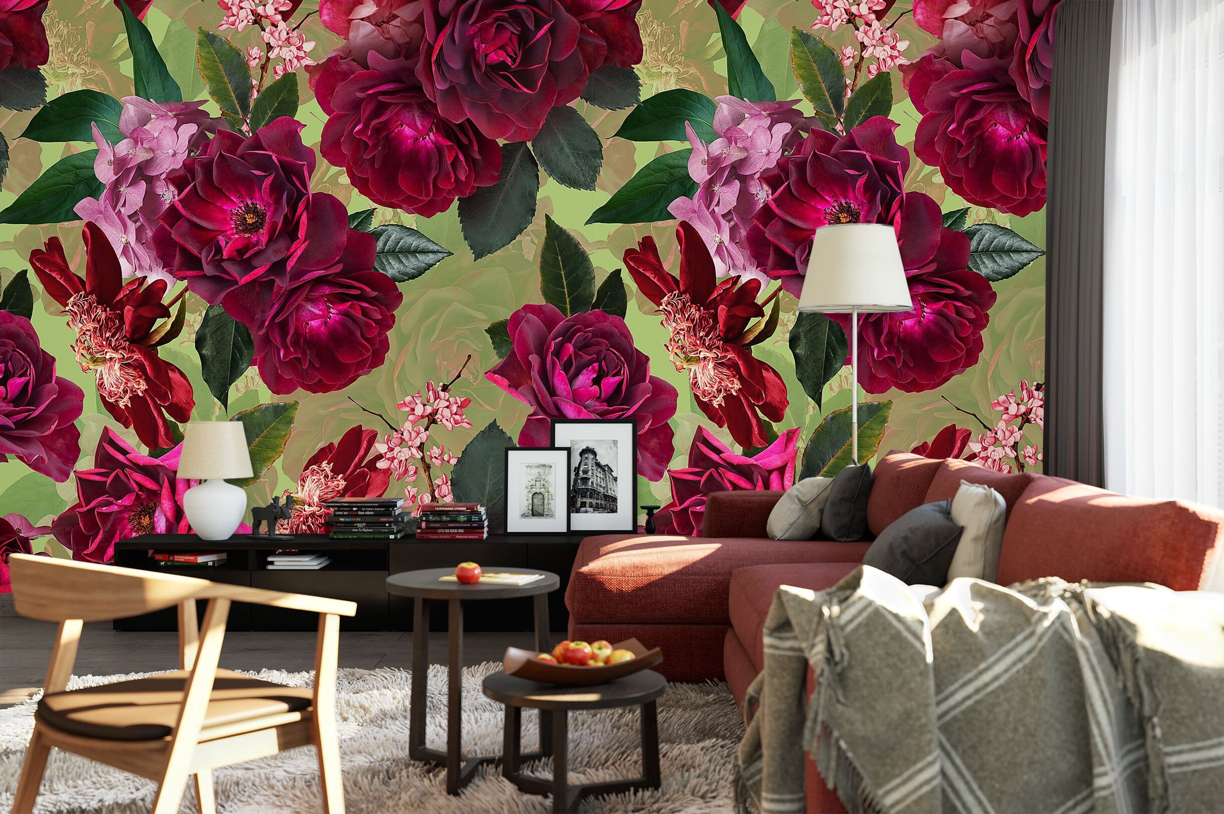 3D Branch Flower 155 Uta Naumann Wall Mural Wall Murals Wallpaper AJ Wallpaper 2