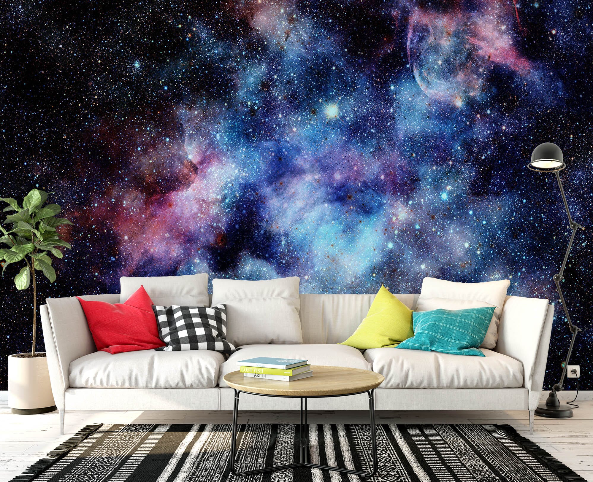 3D Universe Galaxy 1135 Wall Murals Wallpaper AJ Wallpaper 2