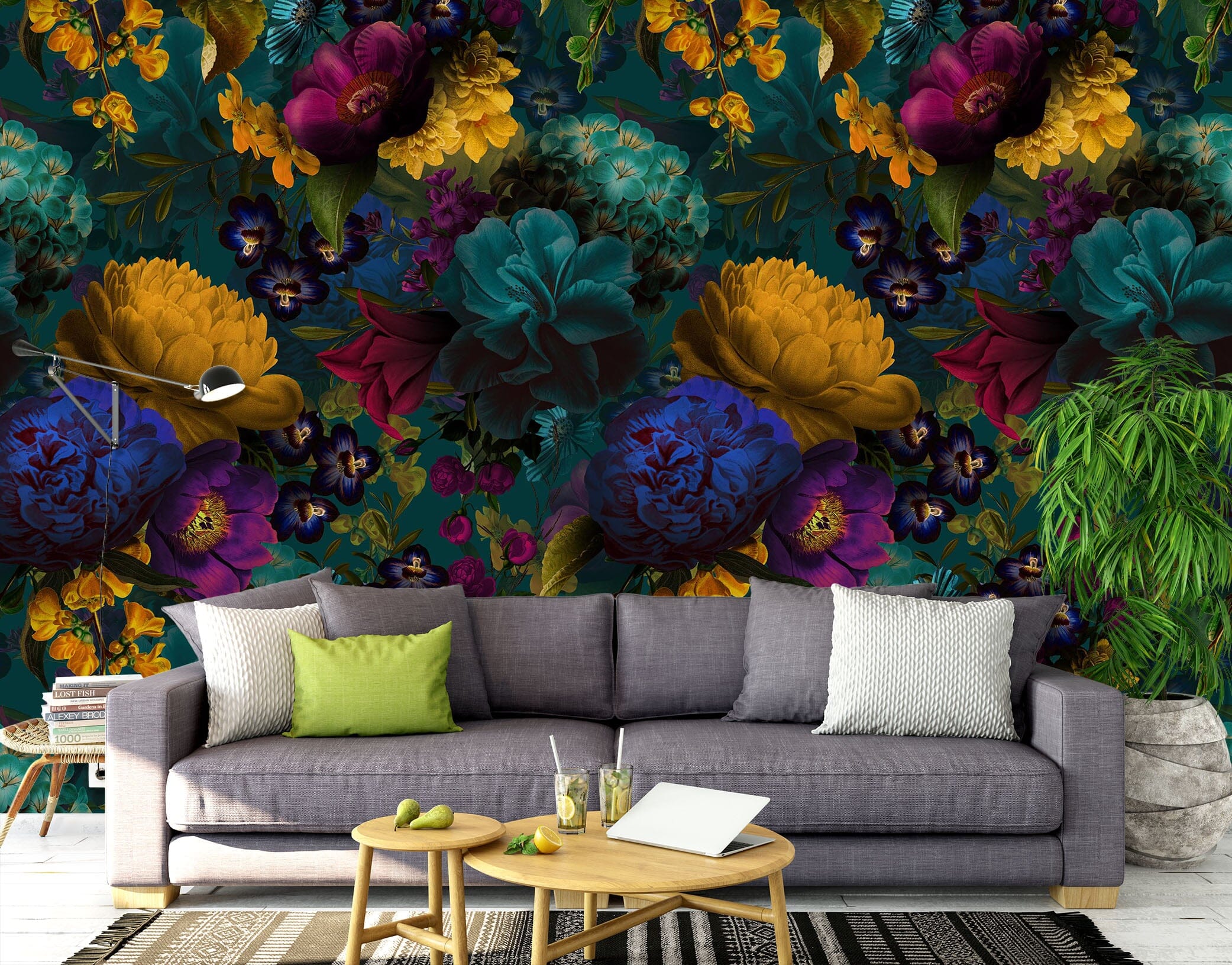 3D Night Garden 136 Uta Naumann Wall Mural Wall Murals Wallpaper AJ Wallpaper 2