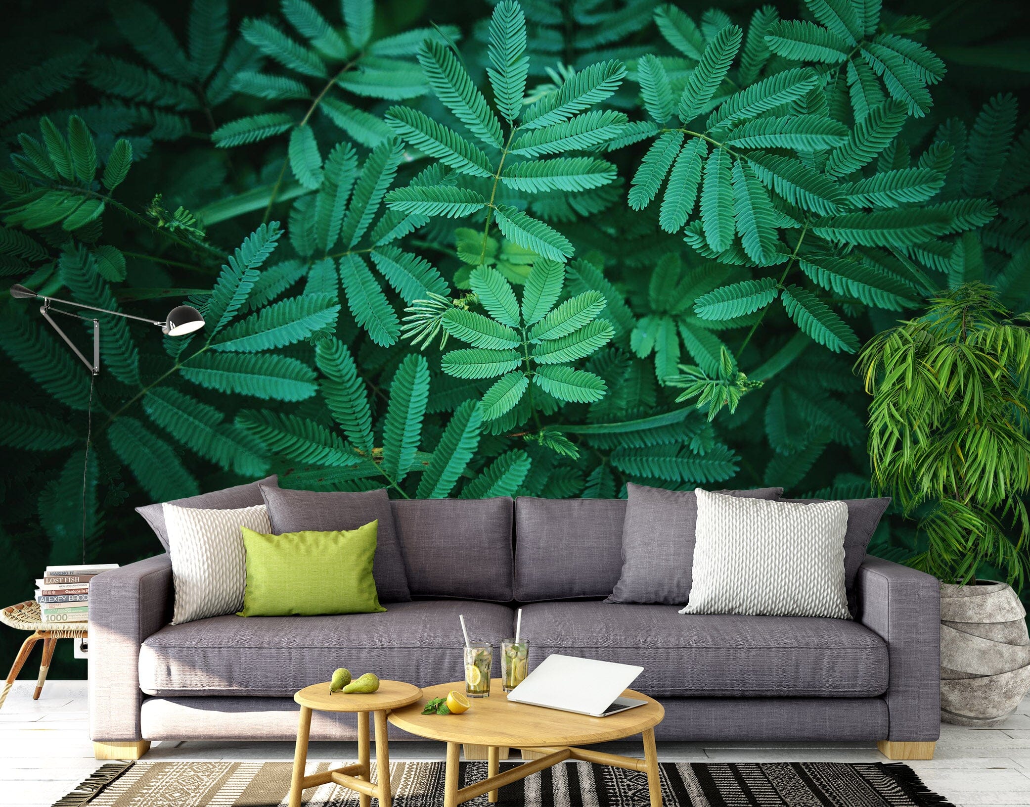 3D Silent Leaves 2047 Wall Murals Wallpaper AJ Wallpaper 2