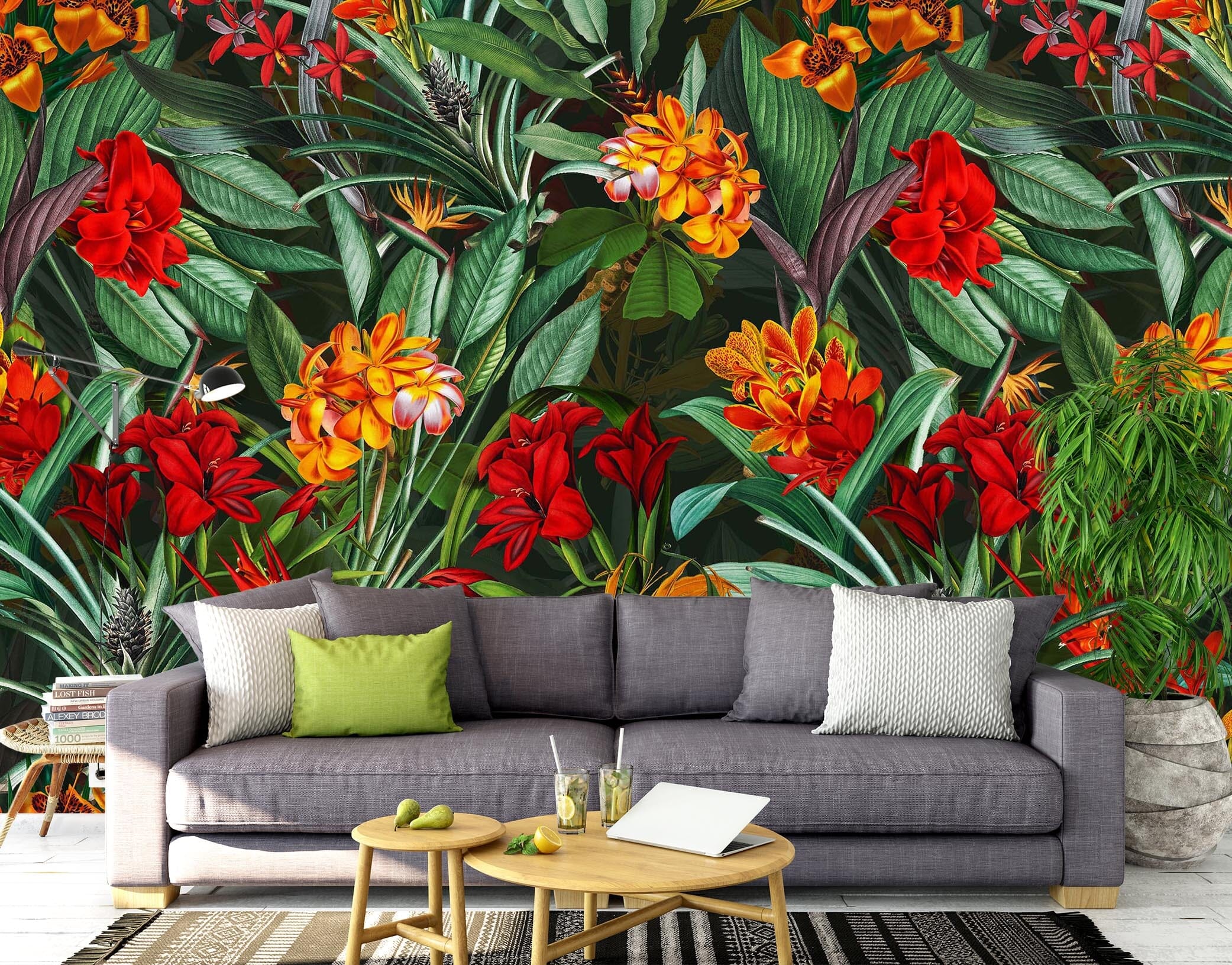 3D Flower Field 115 Uta Naumann Wall Mural Wall Murals Wallpaper AJ Wallpaper 2