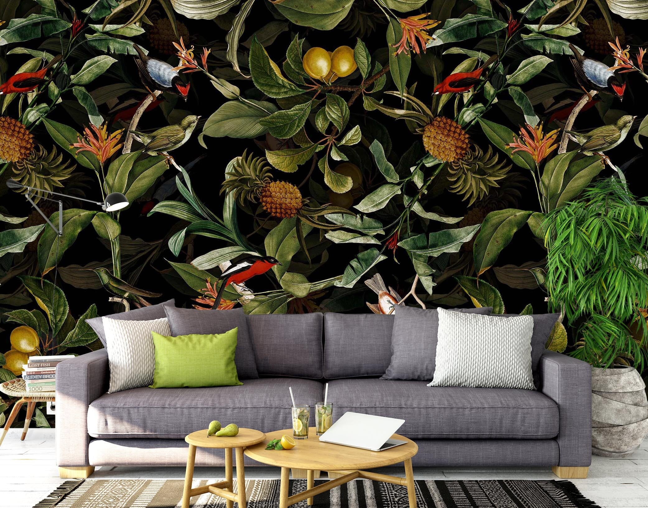 3D Lush Foliage 119 Uta Naumann Wall Mural Wall Murals Wallpaper AJ Wallpaper 2