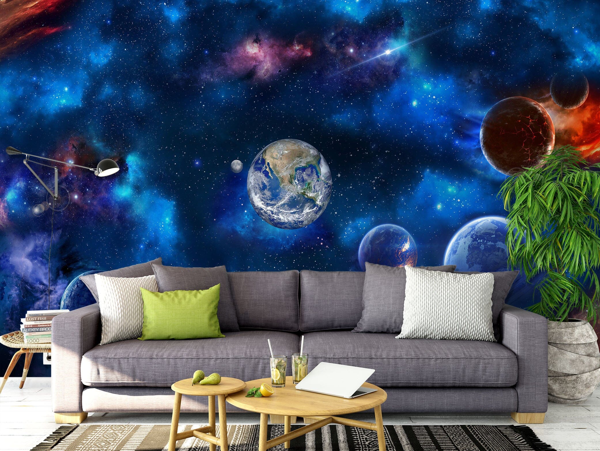 3D Earth Universe 1145 Wall Murals Wallpaper AJ Wallpaper 2