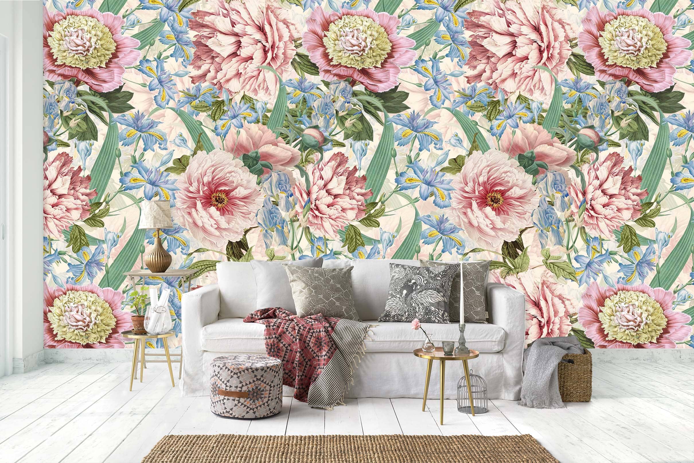 3D Big Red Flower 173 Uta Naumann Wall Mural Wall Murals Wallpaper AJ Wallpaper 2