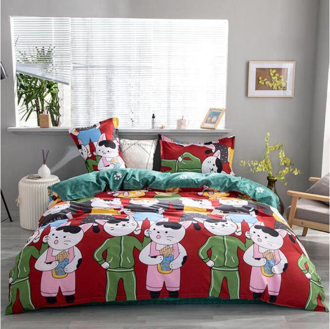 3D Anthropomorphic Cat 3064 Bed Pillowcases Quilt