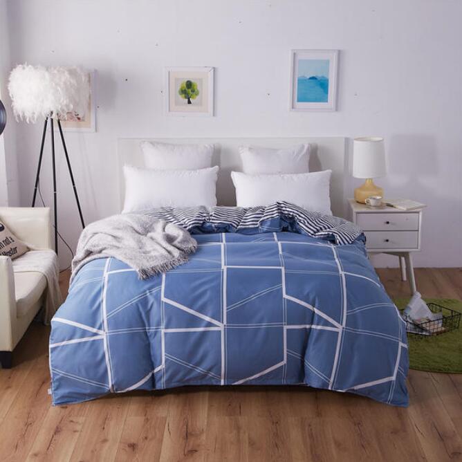 3D Curve Line 4090 Bed Pillowcases Quilt