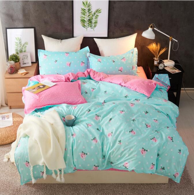 3D Mint Green Pink Strawberry 2158 Bed Pillowcases Quilt