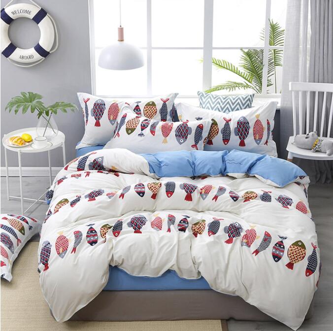3D Fish 2141 Bed Pillowcases Quilt