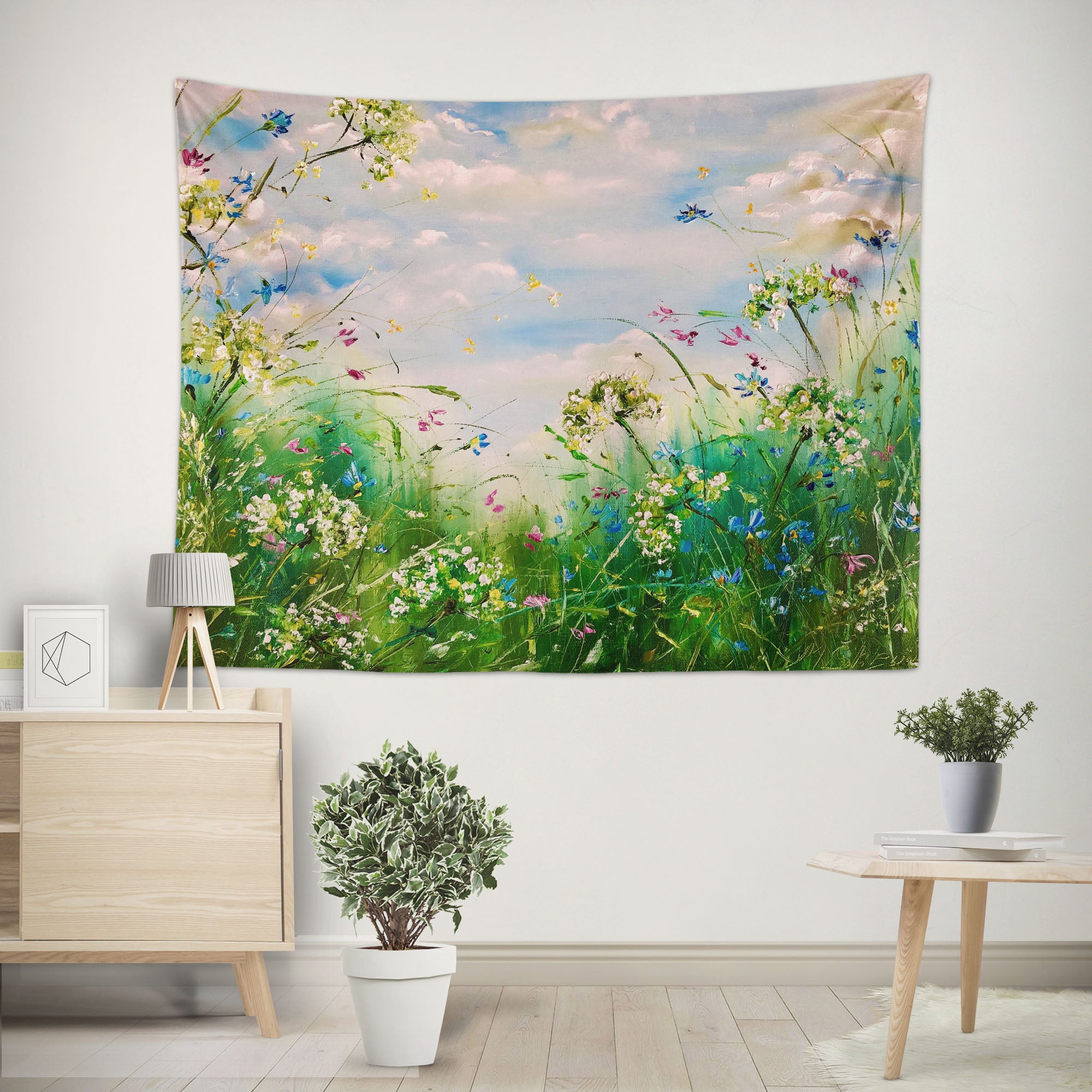3D Green Plants 3646 Skromova Marina Tapestry Hanging Cloth Hang