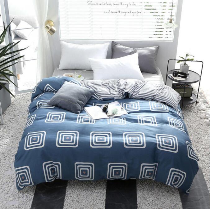 3D Square 3187 Bed Pillowcases Quilt