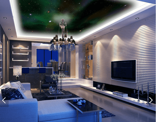 Green Sky Stars 045 Wallpaper AJ Wallpaper