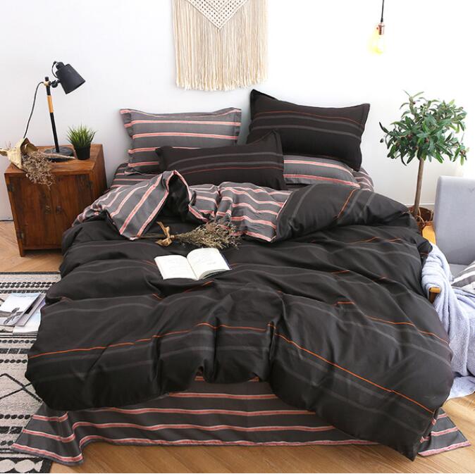 3D Black Brown Bars 13040 Bed Pillowcases Quilt