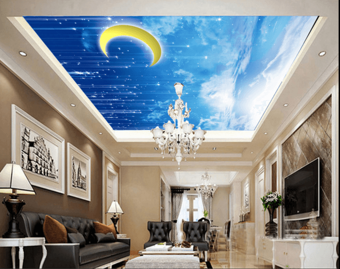 Moon And Stars Wallpaper AJ Wallpaper 2