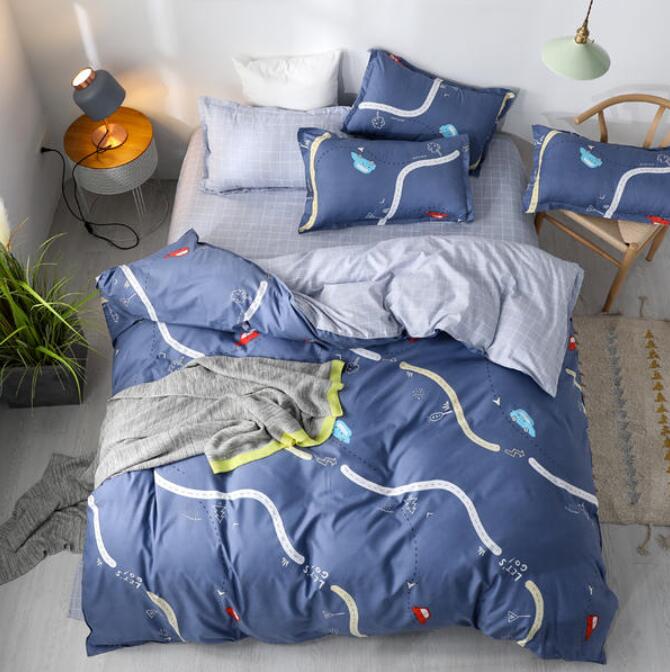 3D Curve 3197 Bed Pillowcases Quilt