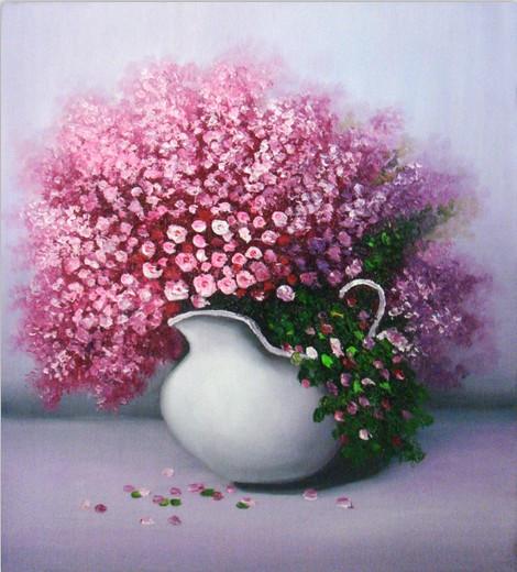 Graceful Flowers Vase 1 Wallpaper AJ Wallpaper